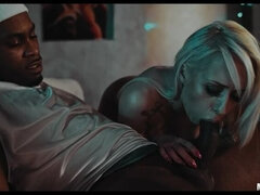 Blond, Sperm skott, Dype svelg, Pikk, Bakfra, Ungarsk, Raseblandet, Ridning