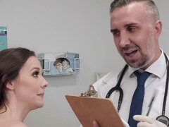 Chanel Preston gets her pussy fucked tnen inseminated in doctor's office