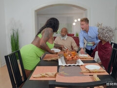 A Thanksgiving Fuck Fest Part 5 Lesbian Threesome: Van Wylde, Gogo Fukme, Paris The Muse, Destiny Mira