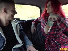 Exciting car fuck with steamy Sabien DeMonia