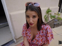 Schattig, Hd, Latijnse vrouw, Gezichtspunt