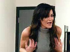 Amerikaans, Gevangen, Lesbisch, Kantoor, Stiefmoeder, Trio