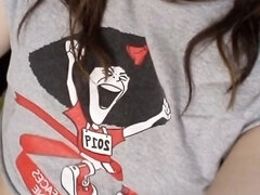 Cute Sissy Jerks off in the Home Office