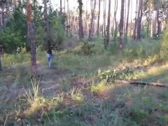 Hot Teen Mira Lime Fucks in the Forest - Rough Outdoor Sex