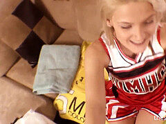 420 smoking high college cheerleader romped doofy Hope Harper