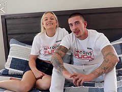 Victoria Can Barely Take All The Dick On Tatted Bad Boy John