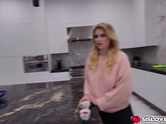 Duży kutas, Blondynka, Obciąganie, Towarzystwo, Kutas, Obciąganie, Punkt widzenia, Nastolatki