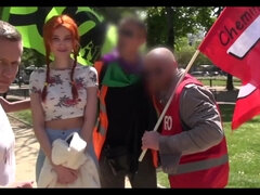 18, 아마추어, 프랑스인, 하드코어, 집에서 만든, 빨간 머리