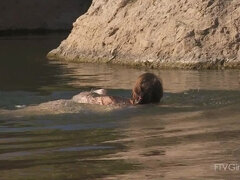 ズームショット, エクストリーム, マッサージ, 公共, 一人