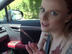 Amatør, Røv, Pik sutte, Bil, Par, Kæreste, Tatovering, Bryster