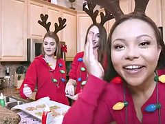 Naughty fucked by santa during quarantine vacation