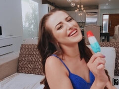 Pik sutte, Langt ned i halsen, Sort, Imellem racer, Lille kvinde, Pov, Fisse