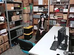 Iso perse, Isot tissit, Musta, Kondomi, Takaapäin, Hd, Toimisto, Teini