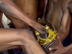 The Nigerian Queen and Her 9 Concubines with Big Black Dick Part 2