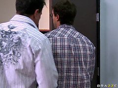 Μελαχροινή, Κούγκαρ, Όργιο, Ομάδα, Ηδ, Ώριμη γυναίκα, Οργασμός, Όργιο