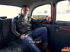 Female Taxi Driver Fucks French Dude
