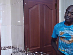 Bad, Schlafzimmer, Schwarz, Schwarz, Schwul, Masturbation, Dürr, Solo