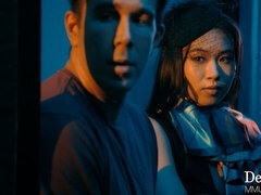 Azjatka, Obciąganie, Brunetka, Wielorasowy, Naturalne cycki, Na wolnym powietrzu, Nastolatki, Cycki