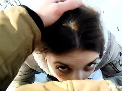 Boners, gives blowjob, homemade porn