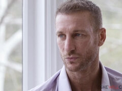 Duże cycki, Blondynka, Obciąganie, Zdrada, Sperma, Gospodyni domowa, Mamuśka, Żona