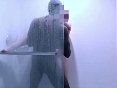 Cuckold slut wife shower in bathroom and fuck BBC