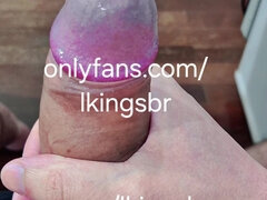 Grosser schwanz, Spermaladung, Masturbation, Solo