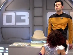 Star Trek: The Next Penetration - First Gangbang & Double Penetration!