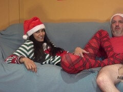 아시안, 침실, 발, 발로 애무하기, 마사지, 수음, 나일론, 스타킹