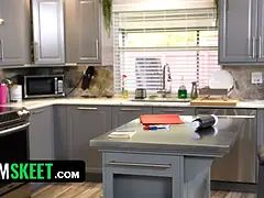 Fighting college latina schoolgirl earns additional income as a nanny and a moaning hoe - teamskeet