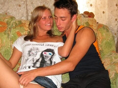 デカ尻, デカチン, ブロンド, フェラチオ, バック, 自然山雀, ティーン, オッパイの