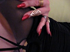 Stor pik, Transvestit, Fødder, Hæle, Lingerie, Trusser, Nylonstrømper