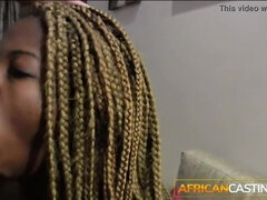 Africain, Gros seins, Tir de sperme, Queue, Noir ébène, Faciale, Pov, Rugueux