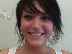 18, Amatør, Stor kukk, Store pupper, Kukk suging, Sperm skott, Hd, Svelge