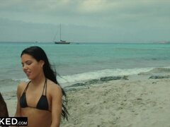 BLACKED Hottie Spanish Model Hooks up with BIG BLACK DICK on Spring Break in Ibiza - Apolonia lapiedra