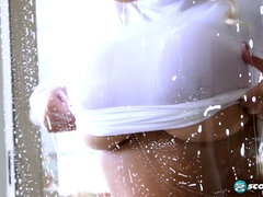 Tekintélyes didik, Szőke, Kebles, Hd, Maszti, Természetes, Természetes mellek, Egyedül