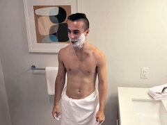 Obciąganie, Gej, Ogolona, Prysznic