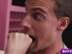 Three best friends who work together as waitresses