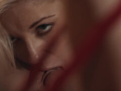 美女, 茶髪の, 彼女, キス, レズビアン, 自然山雀, オーガズム, 剃毛