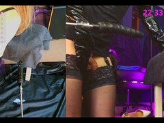 Amateur, Anal, Corridas, Maquina de follar, Masturbación, Solo, Medias largas, Vibrador