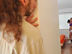 素人, 舐める尻, 美女, フェムドム, フェティッシュ, グループ, 手コキする, 下着