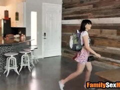 Avsugning, Brunett, Långt ner i halsen, Tonåring, Trekant, Tvillingar