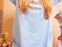 Aasialainen, Tyttö, Itsetyydytys, Punapää, Soolo