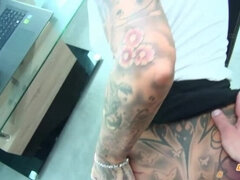 Amador amadora, Peitos grandes, Morena, Alemãoã, Óculos, Mãe gostosa, Escritório, Secretárioa