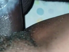 Fucking my stepsister's creamy pussy