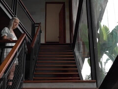 Грудастые, Семяизвержение, Оргазм, От первого лица, Русские, Бритые, Втроем, Под юбкой