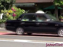 Petite japanese florist pussyfucked in store