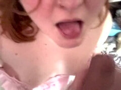 お尻, 彼氏, カップル, 彼女, Hd, ピアス, 赤毛, フェラする