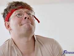 Bikini, Schwarz, Blasen, Hundestellung, Brille, Interrassisch, Muschi, Tätowierung