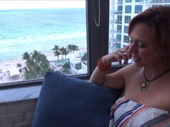 Hairy mommy Brianna Beach POV sex clip