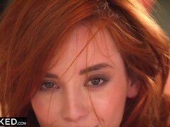 Kehlenfick, Schwanz, Interrassisch, Lecken, Zierlich, Muschi, Rotschopf, Reiten